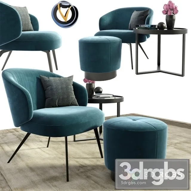 Braid Maxim Chair 3D Model Free