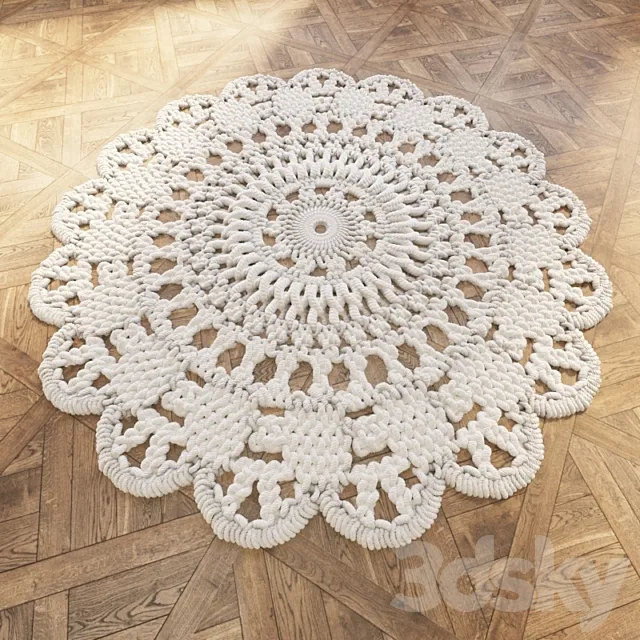 Braided rug 3DModel