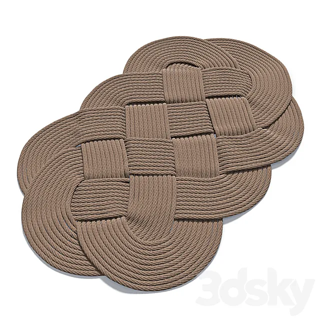 Braided rug 3DModel