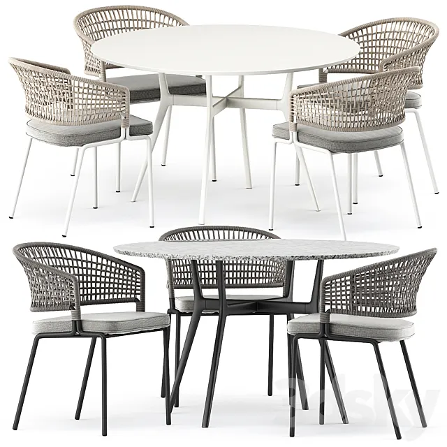 BRANCH bistro table CTR armchair by Tribu Free Download