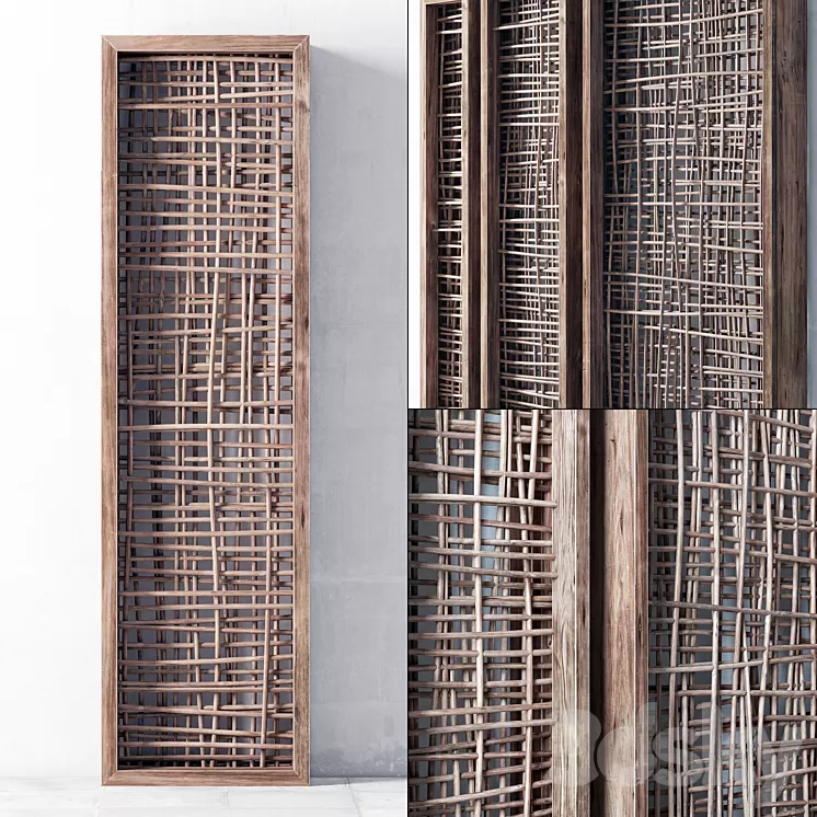 Branch decor frame 3D Model