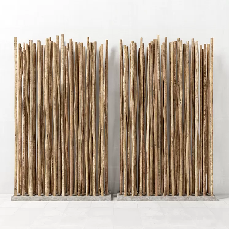 Branch decor fundament 3D Model