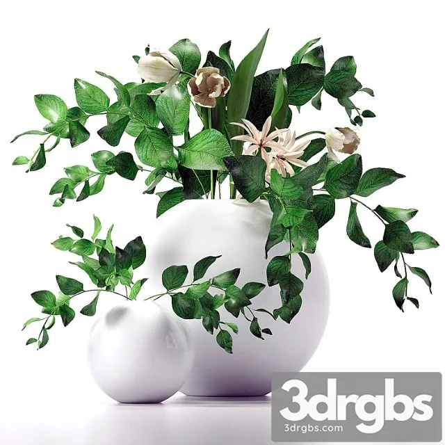 Branch Flowers 3D Model Free