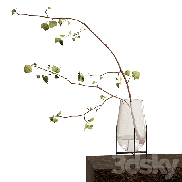 Branch in a vase 3DModel