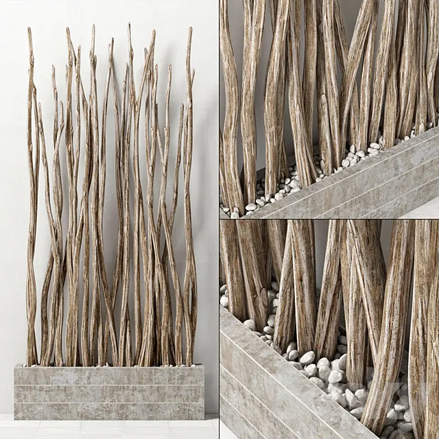 Branch sang decor pebble _ Pebble branches Free Download