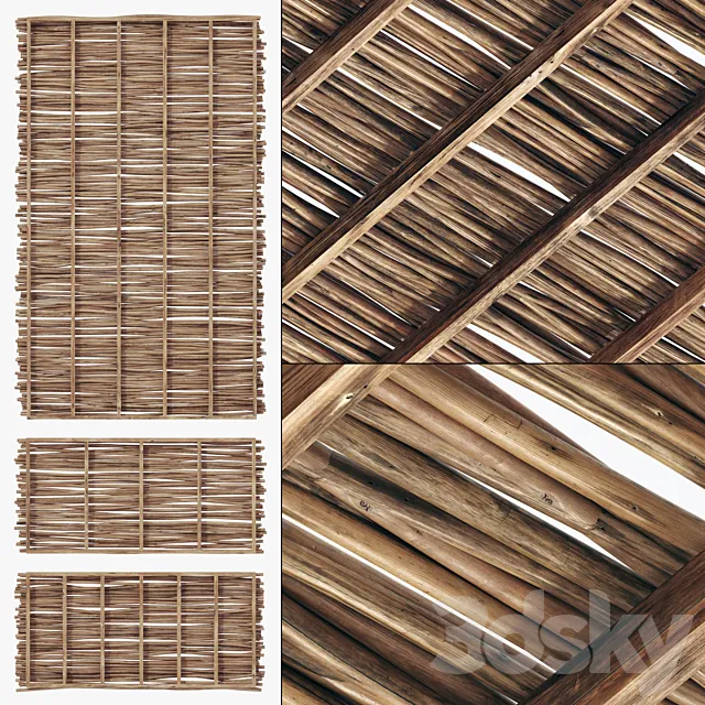 Branch thin thick decor n1 3DModel