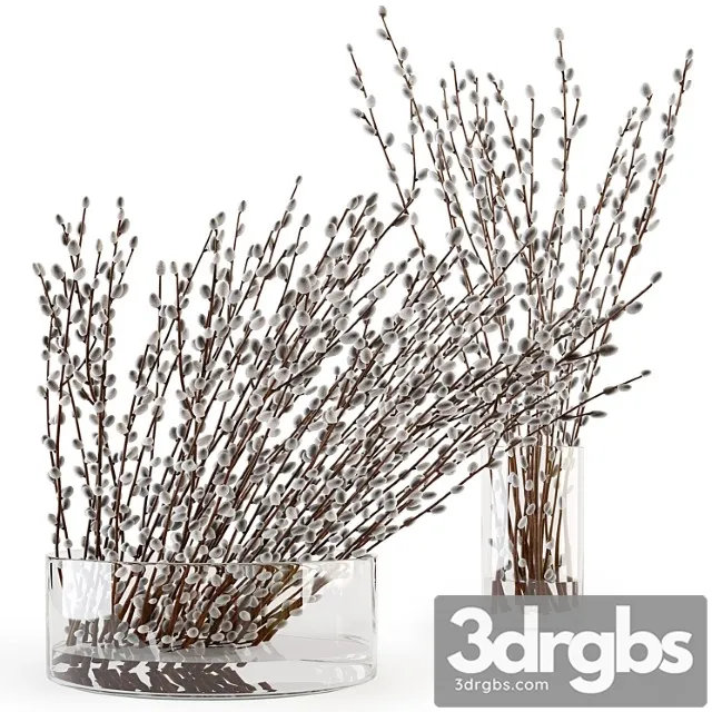 Branches in a Vase 006 3D Model Free