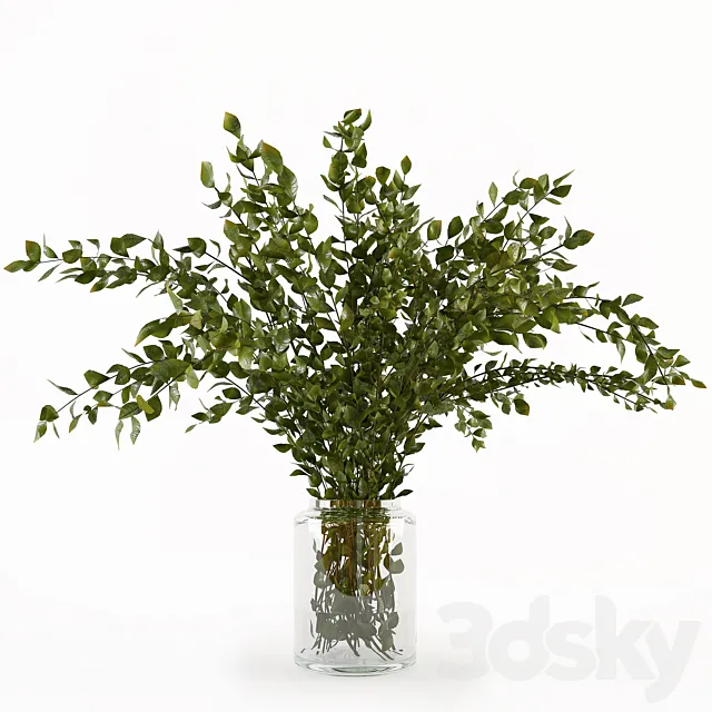 Branches in the vase 005 3D Model