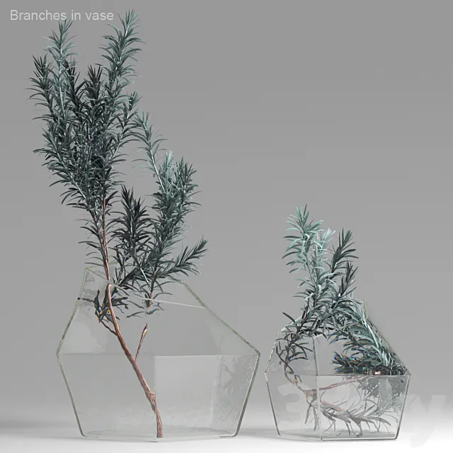 Branches in vase 3DModel