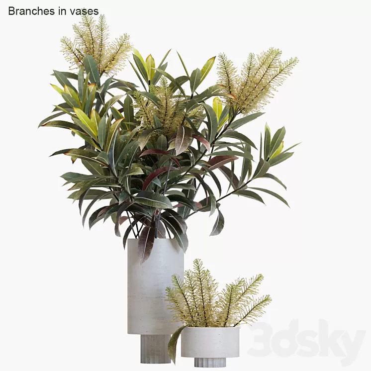 Branches in vases # 12 3D Model