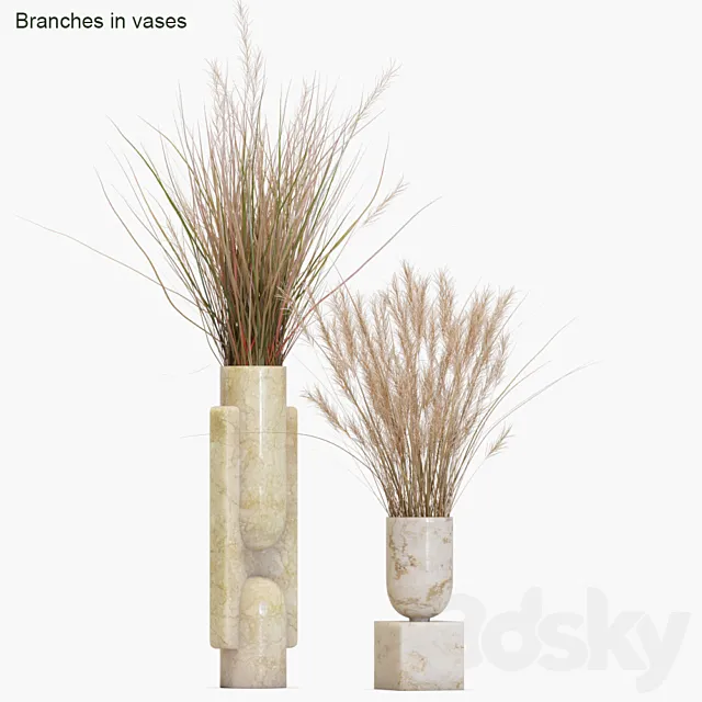 Branches in vases # 16: Eskdale 3D Model