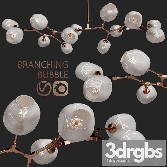 Branching Bubble 13 Lamp 3D Model Free