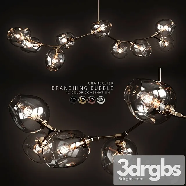 Branching Bubble 9 Lamps 2 1 3D Model Free