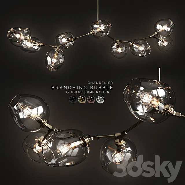 Branching bubble 9 lamps 2 Free Download