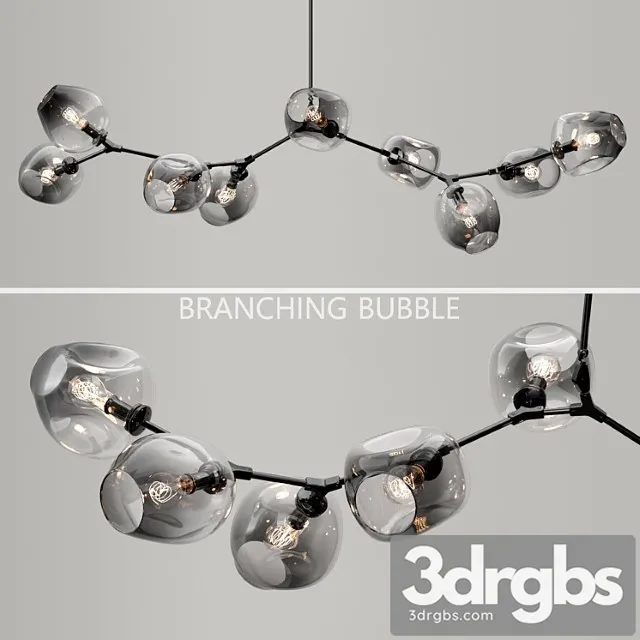 Branching Bubble 9 Lamps 6 3D Model Free