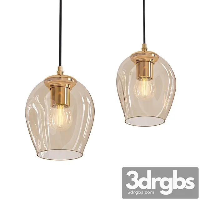 Branching Bubbles Pendant 3D Model Free