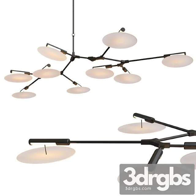 Branching discs - black chandelier 2 Free Download