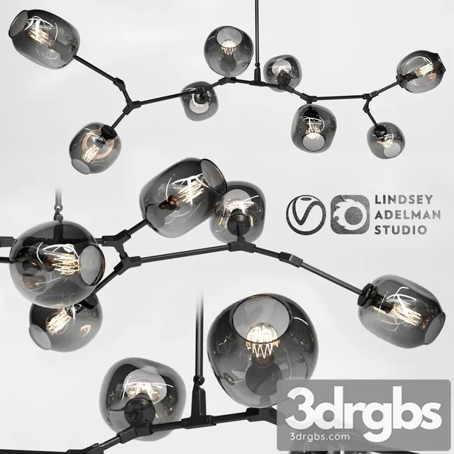 Branching Table Bubble 8 Black 3D Model Download