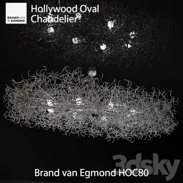Brand van Egmond HOC80 (Hollywood Oval Chandelier) 3D Model