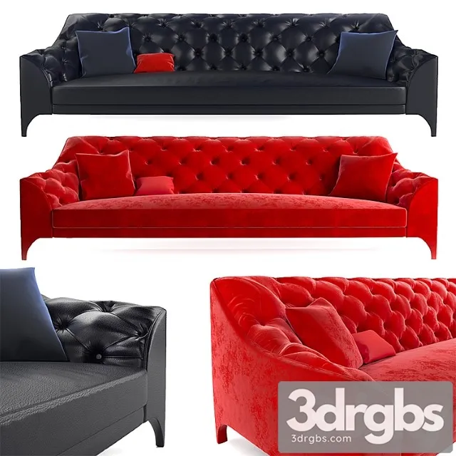 Brando sofa selva 2 3D Model Free
