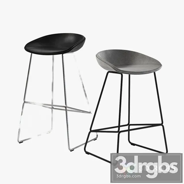 Brands Hay About Stool 38 3D Model Free