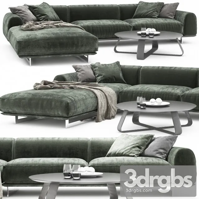 Brandy Sofa 01 3D Model Free