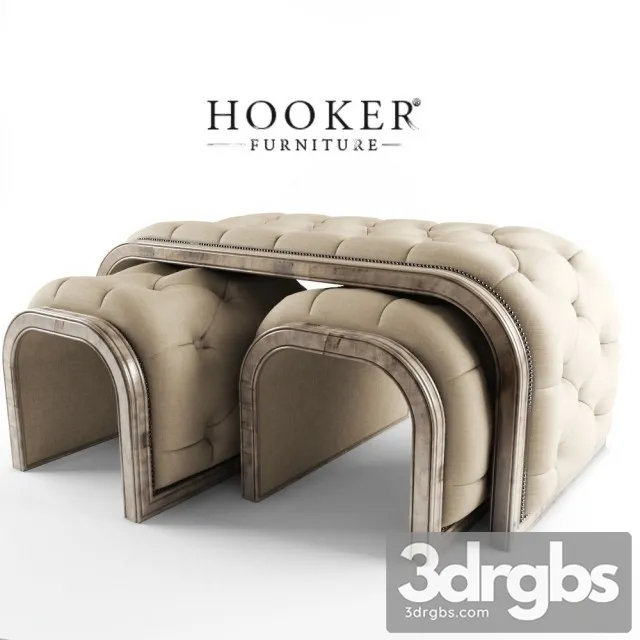 Brantley Tufted Cocktail 3D Model Free