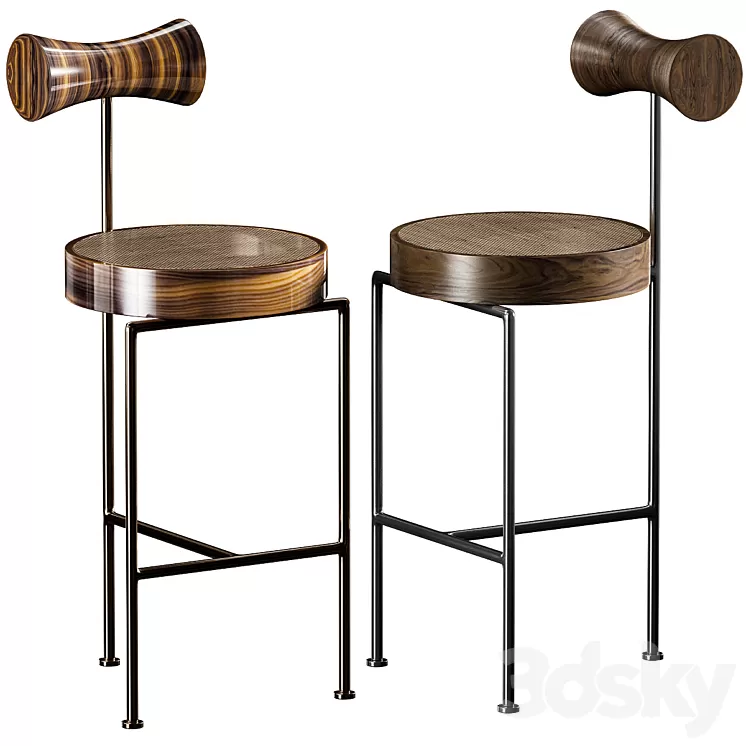 Brasil Design Apartment bar stool 3D Model