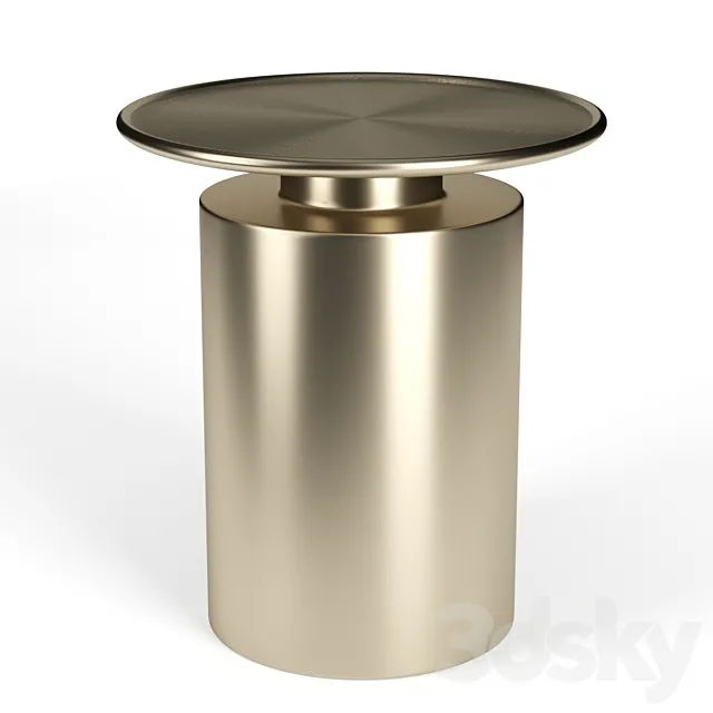 brass coffee table 3D Model