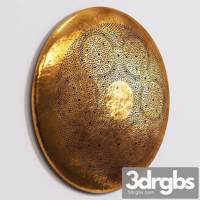 Brass Sconce 1 3D Model Free