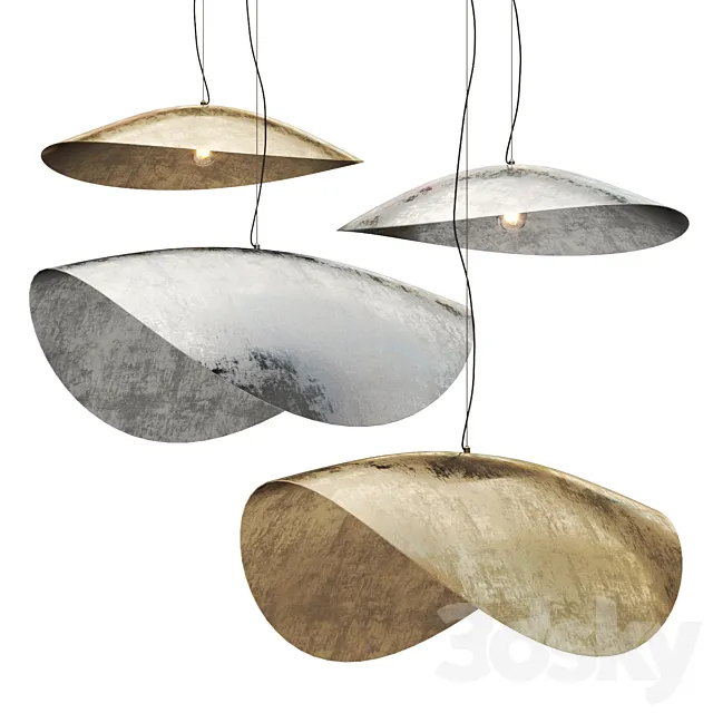 Brass & Silver 95-96 by Gervasoni 3D Model