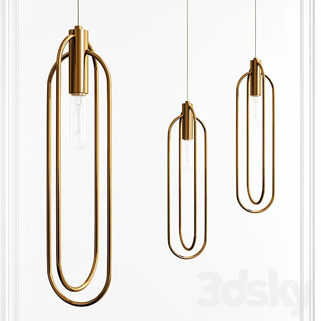 Brass tube hanger 3DModel