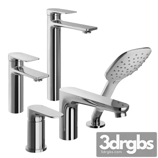 Bravat Set Mixers 3D Model Free