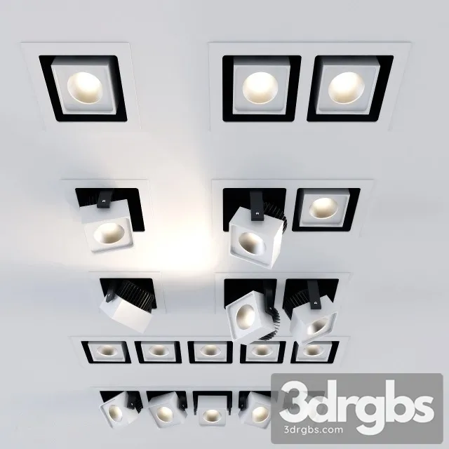 Bravo Spot Light Set 3D Model Free