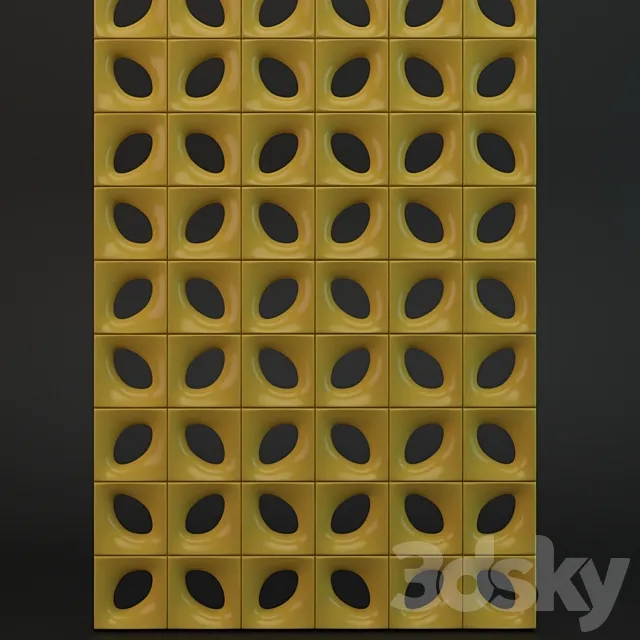 Brazilian Cobogós 3D Model