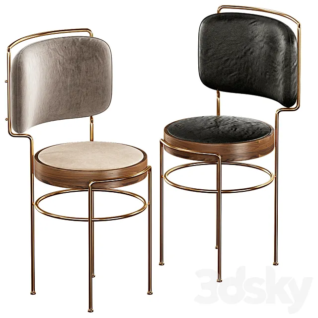 Brazilian IAIA Chair by Gustavo Bittencourt 3D Model