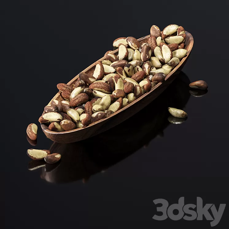 Brazilian nut 3D Model