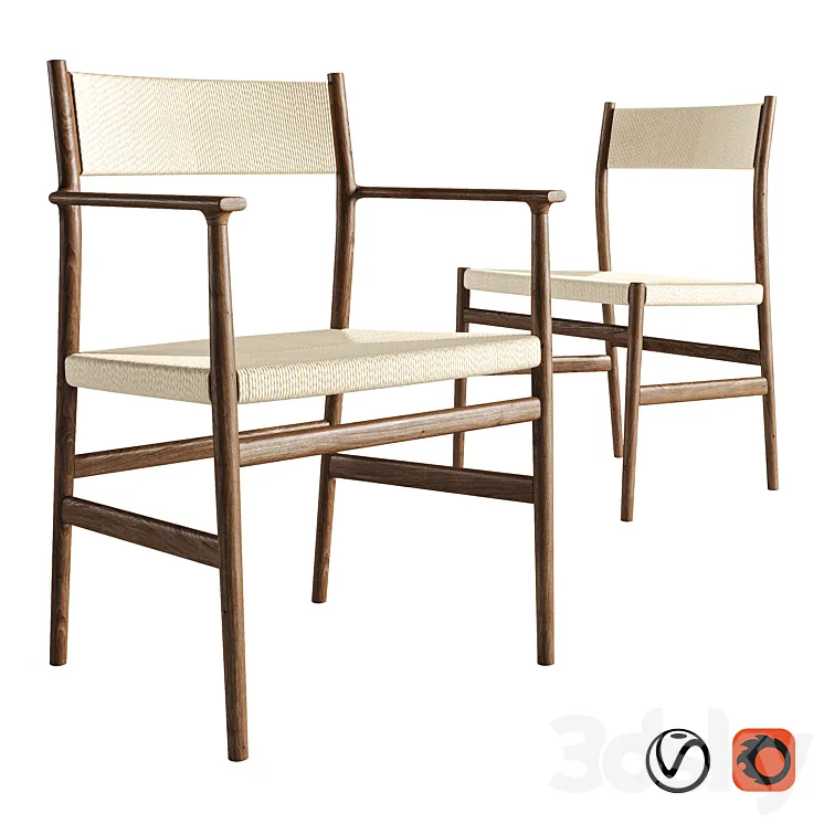 Brdr. Kruger ARV Chair 3D Model Free