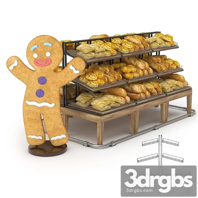 Bread rack 1 3D Model Download
