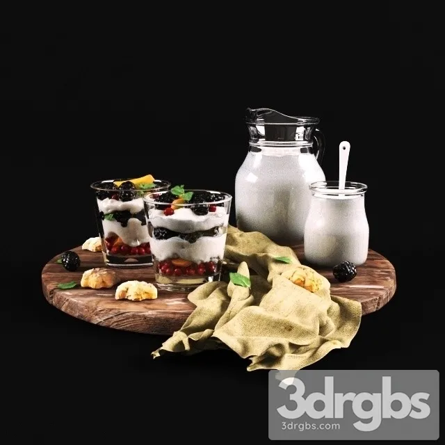 Breakfast 5 3D Model Free