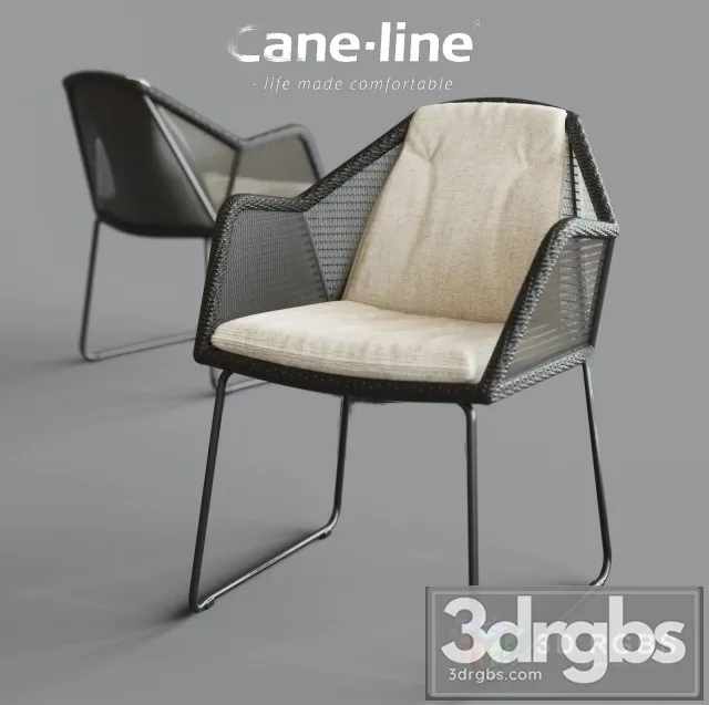 Breeze Dining Chair 3D Model Free