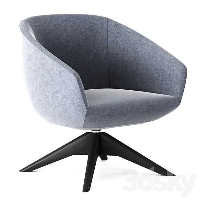 BREK _ L21 Lounge Chair 3D Model