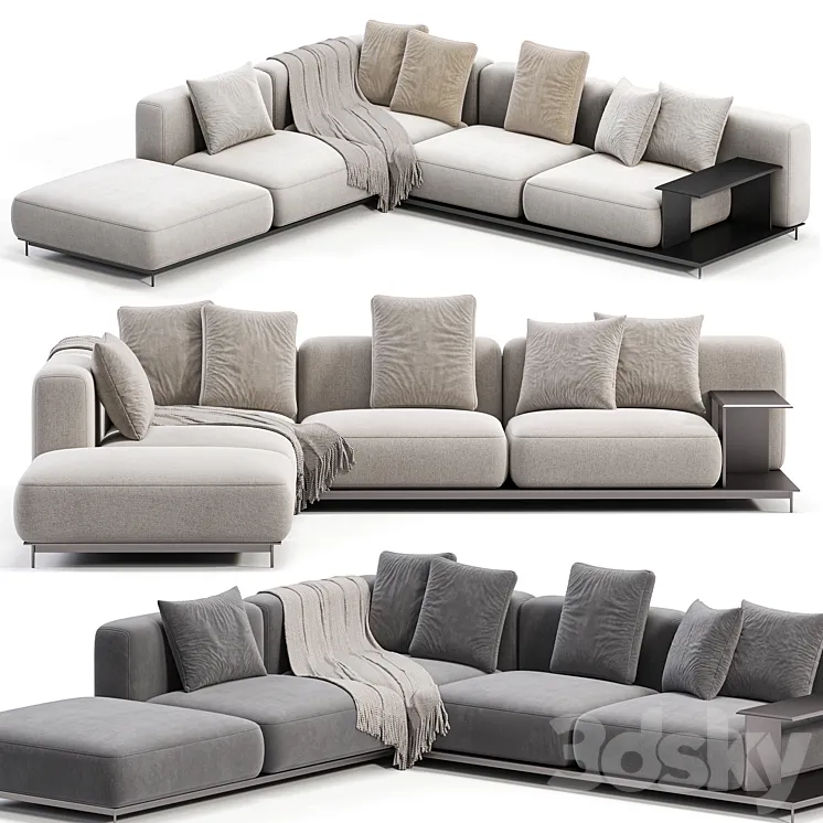 BRERA Sofa by Poliform 3D Model Free