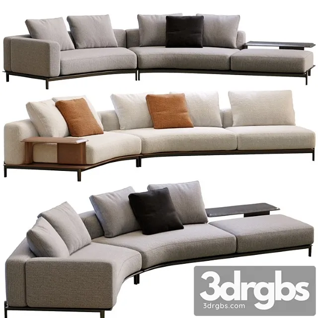 Brera Sofa By Poliform 4 3D Model Free