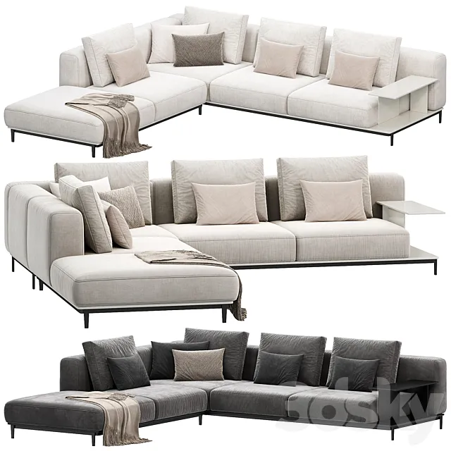 BRERA Sofa by poliform sofas 3D Model