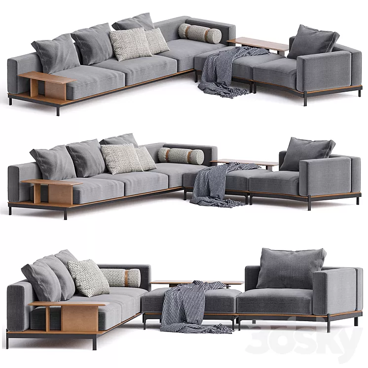 BRERA SOFA POLIFORM 3D Model Free