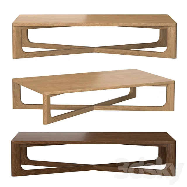 BRETON COFFEE TABLE 3D Model