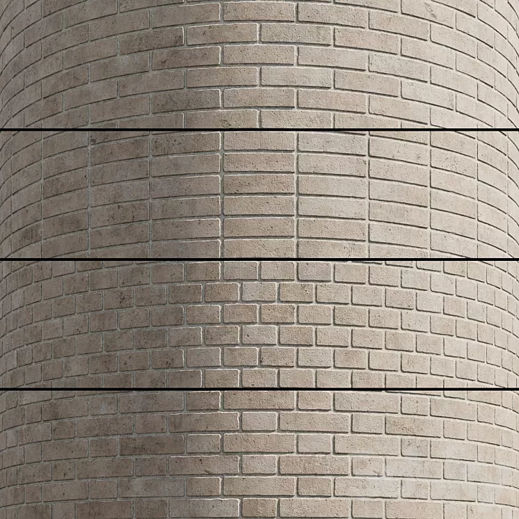 Brick Beige 3D Model Free