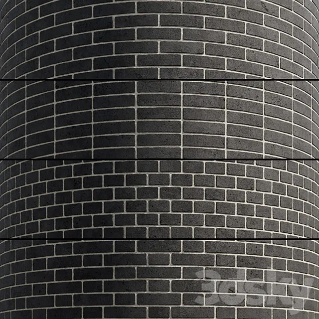 Brick Black 3D Model