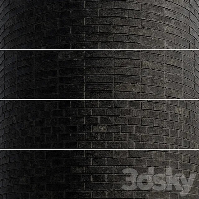 Brick Black 3D Model